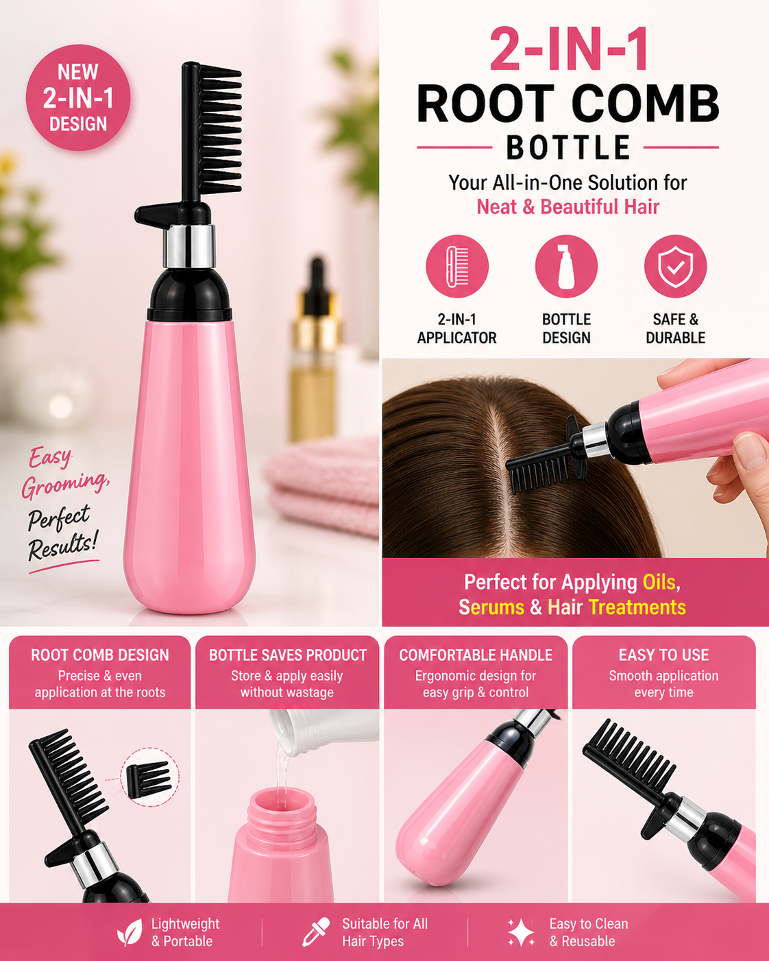 Bottle Root Comb